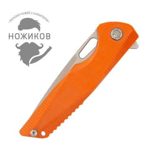 5891 Rike knife RK802G Orange фото 11