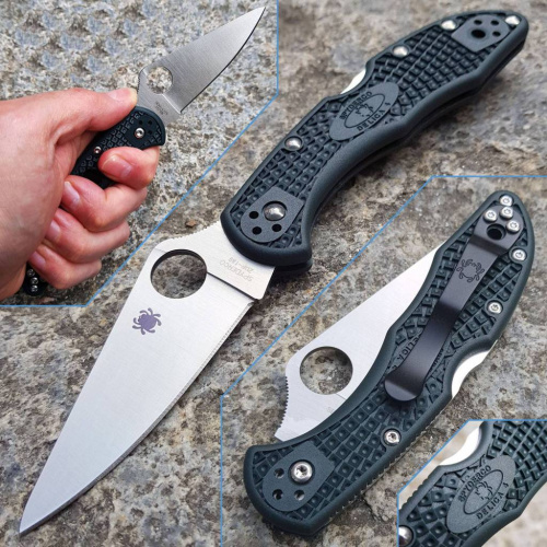 Складной нож Spyderco Delica 4 - C11PGRE фото 7 Складной нож Spyderco Delica 4 - C11PGRE фото 7